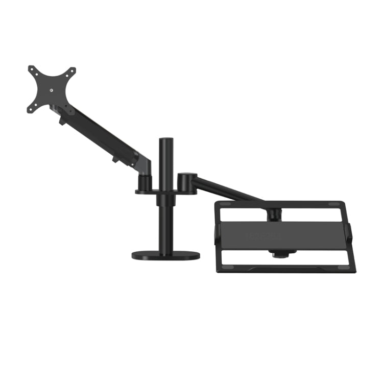 OL-3S Soporte de computadora de escritorio ajustable en altura de aluminio para monitor de 17-32 pulgadas y 12-17 pulgadas, OL-3S