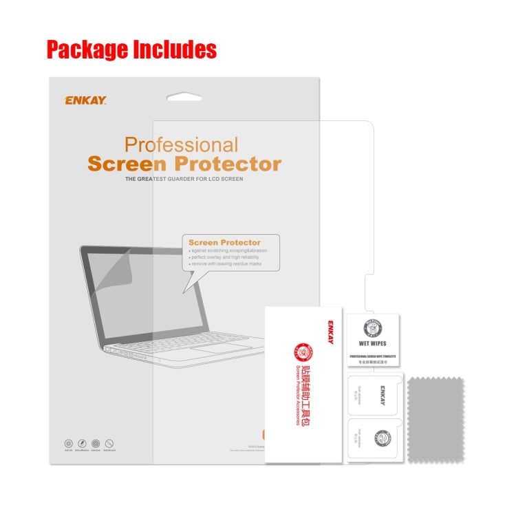 ENKAY Clear HD PET Protector de pantalla para portátil, For MacBook Pro 14.2 inch A2442, For MacBook Pro 16.2 inch A2485/A2880 2023