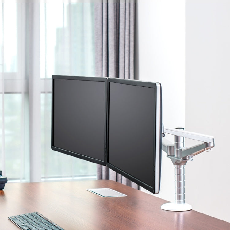 Soporte de montaje para Monitor de mesa, pantalla de escritorio, doble brazo de aluminio, OA-4S, OA-4S