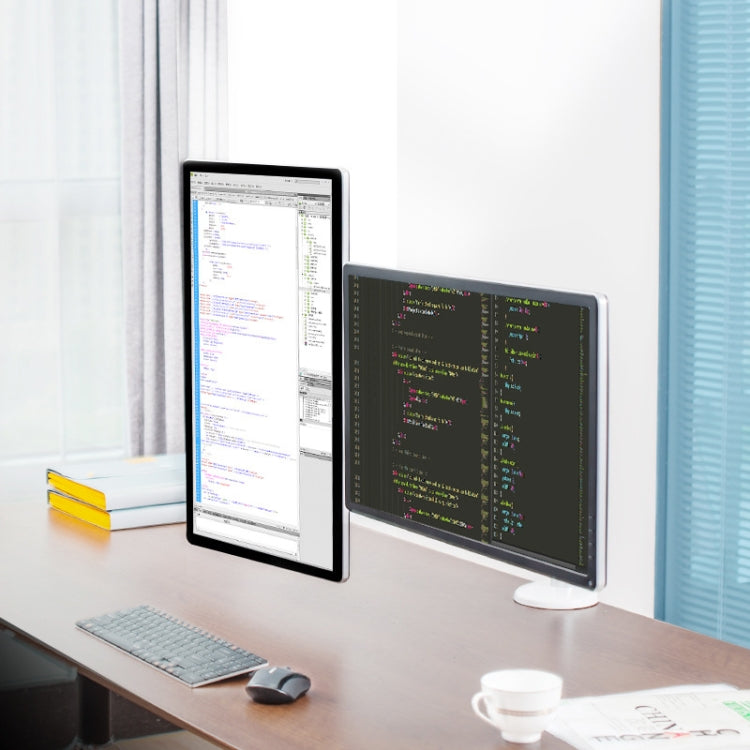 Soporte de montaje para Monitor de mesa, pantalla de escritorio, doble brazo de aluminio, OA-4S, OA-4S