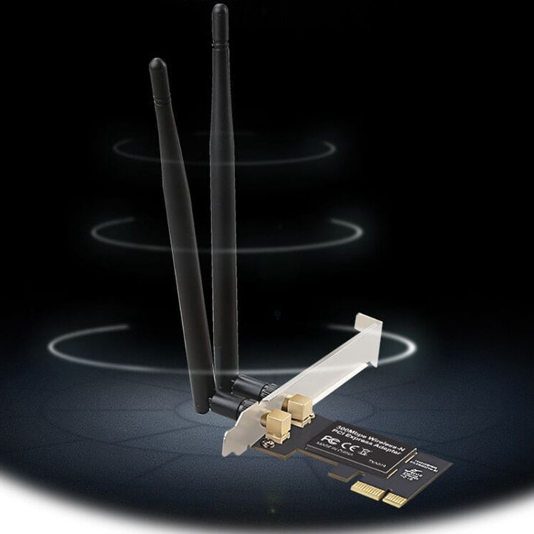 Tarjeta de red inalámbrica PCI-E de doble frecuencia de 300M