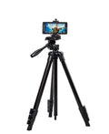 YUNTENG VCT-618 Soporte para trípode de aluminio con cabezal amortiguador, VCT-618