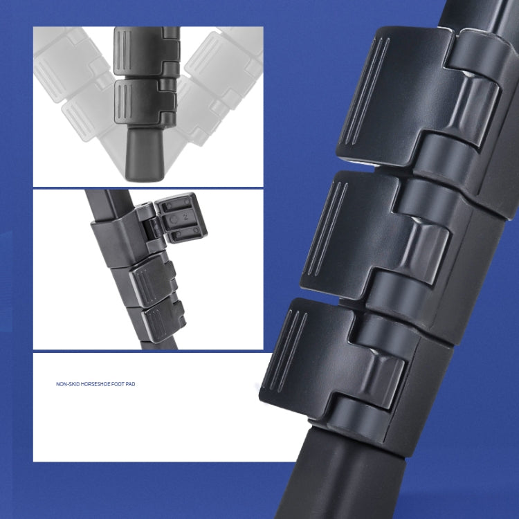 YUNTENG VCT-618N Soporte para trípode de aluminio de 1,8 m, VCT-618N