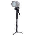 YUNTENG VCT-288 Monopié para montaje en trípode con cabezal de arrastre fluido, VCT-288