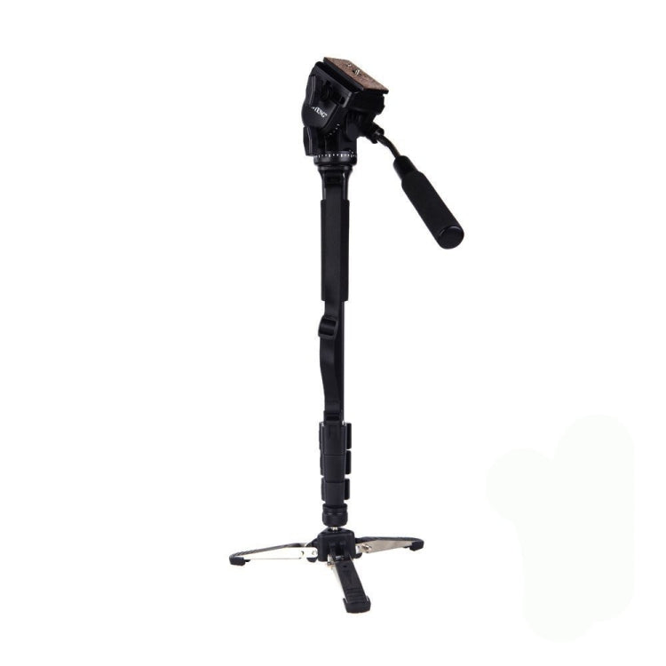 YUNTENG VCT-288 Monopié para montaje en trípode con cabezal de arrastre fluido, VCT-288