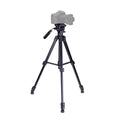 YUNTENG VCT-691 Soporte para trípode de aluminio con cabezal de arrastre fluido, VCT-691