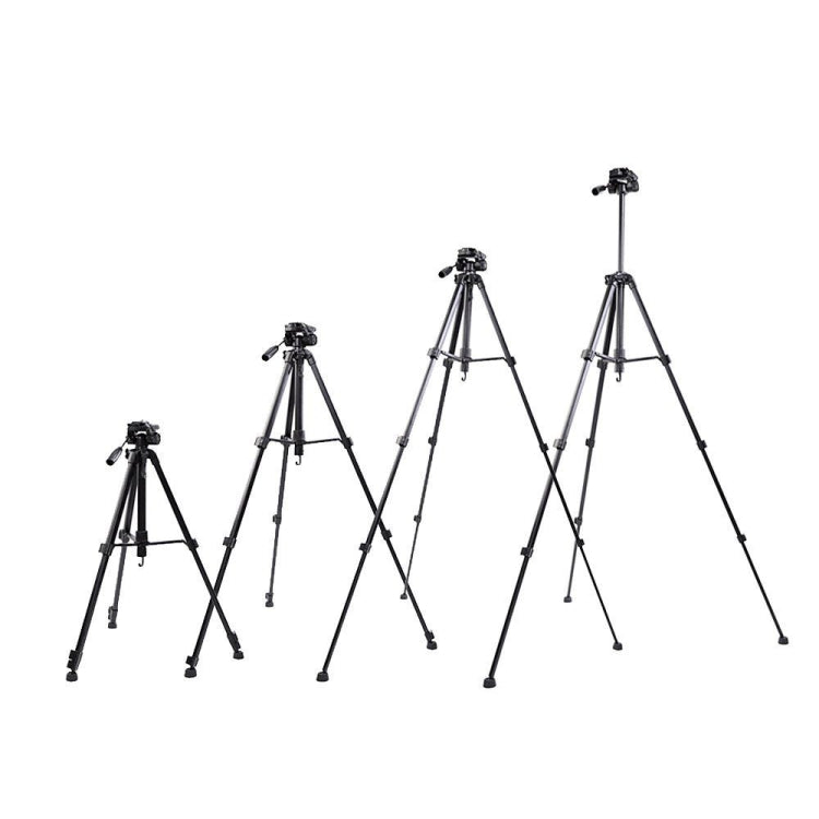 YUNTENG VCT-691 Soporte para trípode de aluminio con cabezal de arrastre fluido, VCT-691