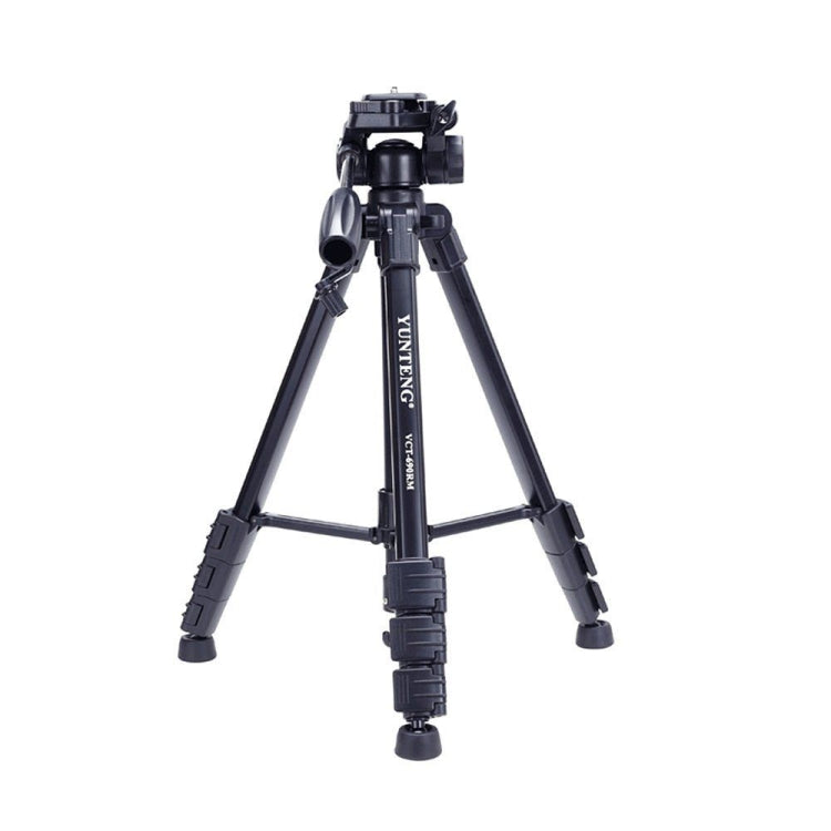 YUNTENG VCT-690 Soporte para trípode de aluminio con cabezal de arrastre fluido, VCT-690