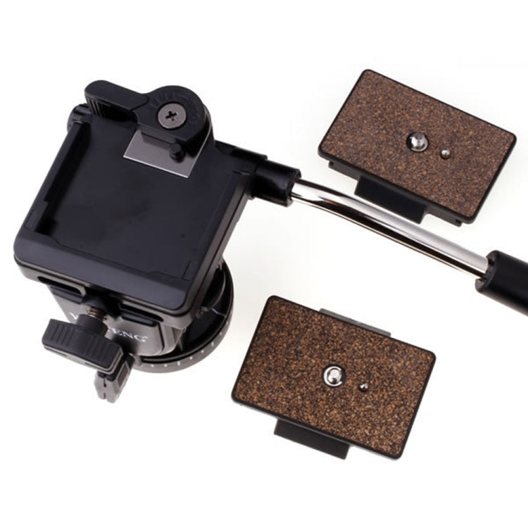 YUNTENG YT-950 Cabezal de arrastre fluido de acción para trípode de alta resistencia con placa de montaje rápido, YT-950