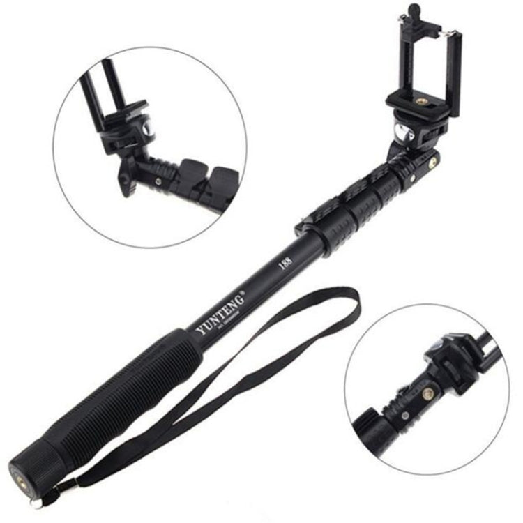Yunteng 188 Monopie Telescópico de Mano Extensible, para Cámaras/Smartphones/Móviles