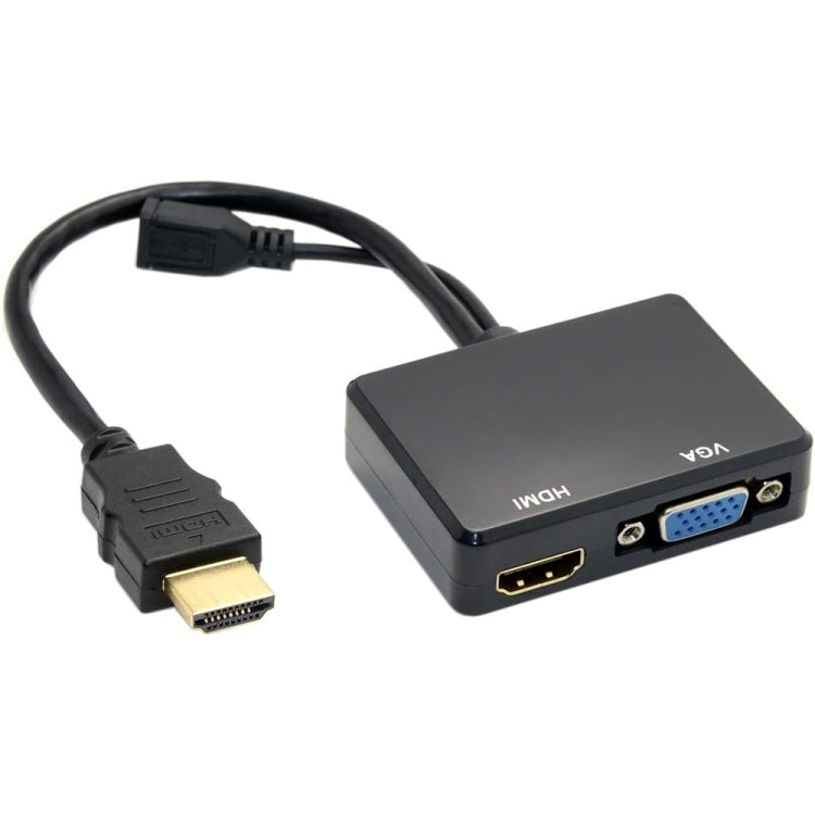 Visualización multipantalla Convertidor HDMI a VGA uno a dos