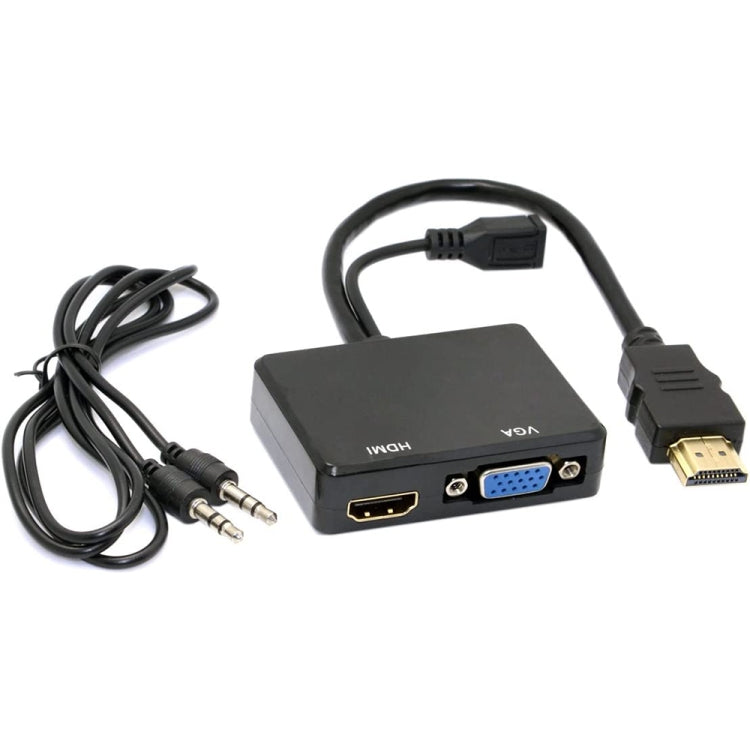 Visualización multipantalla Convertidor HDMI a VGA uno a dos