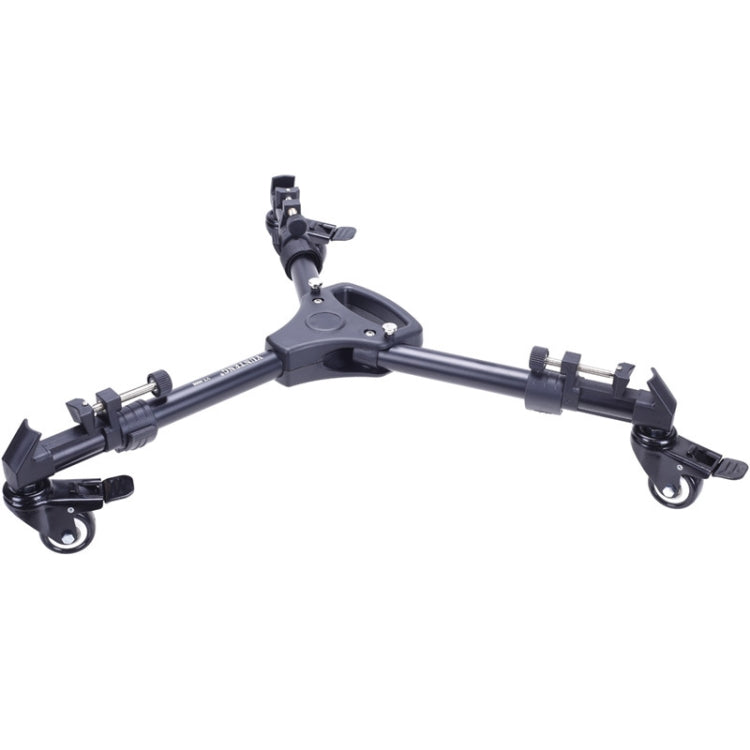 YUNTENG 900 Base de polea de trípode con Rueda de pie para trípode de cámara de aleación de Aluminio, Carga 15 KG, 900