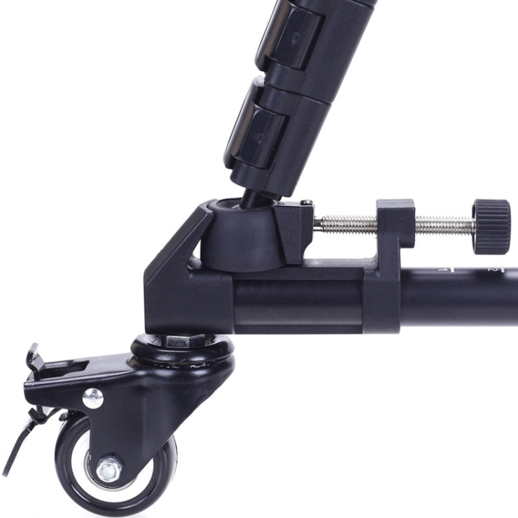 YUNTENG 900 Base de polea de trípode con Rueda de pie para trípode de cámara de aleación de Aluminio, Carga 15 KG, 900
