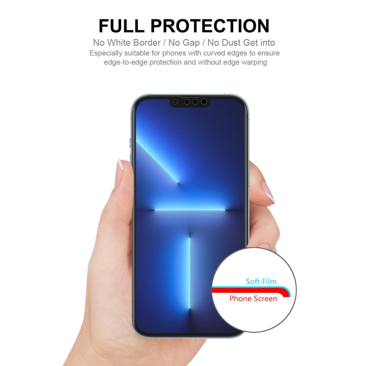 Película de hidrogel a prueba de explosiones con pegamento completo ENKAY para iPhone 13 Pro Max, For iPhone 13 Pro Max