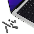 ENKAY Hat-Prince Tapones Antipolvo de Silicona para MacBook Pro 14.2 pulgadas A2442 / 16.2 pulgadas A2485 2021