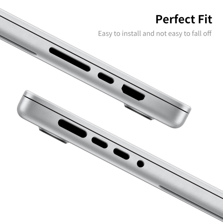 ENKAY Hat-Prince Tapones Antipolvo de Silicona para MacBook Pro 14.2 pulgadas A2442 / 16.2 pulgadas A2485 2021