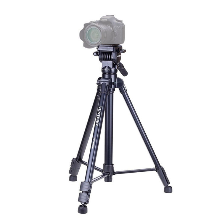 YUNTENG VCT-880 Soporte para trípode de aleación de aluminio con cabezal de trípode tridimensional, VCT-880