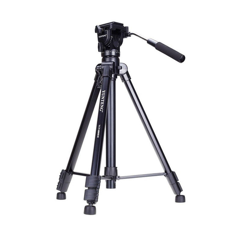 YUNTENG VCT-880 Soporte para trípode de aleación de aluminio con cabezal de trípode tridimensional, VCT-880