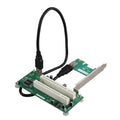 Tarjeta adaptadora de ranura PCIe a PCI dual Tarjeta de expansión USB 3.0