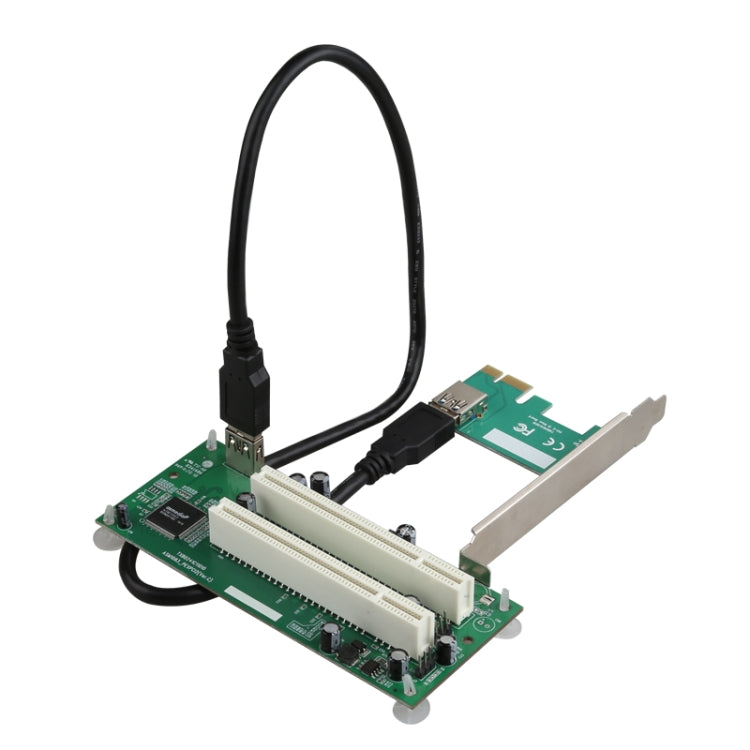 Tarjeta adaptadora de ranura PCIe a PCI dual Tarjeta de expansión USB 3.0