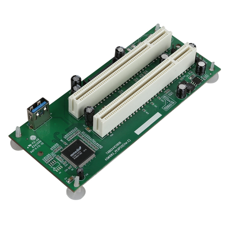 Tarjeta adaptadora de ranura PCIe a PCI dual Tarjeta de expansión USB 3.0