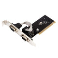 Puerto serie RS232 TX382B Adaptador de tarjeta elevadora Com de 2 puertos Pci a 9 pines con número de seguimiento