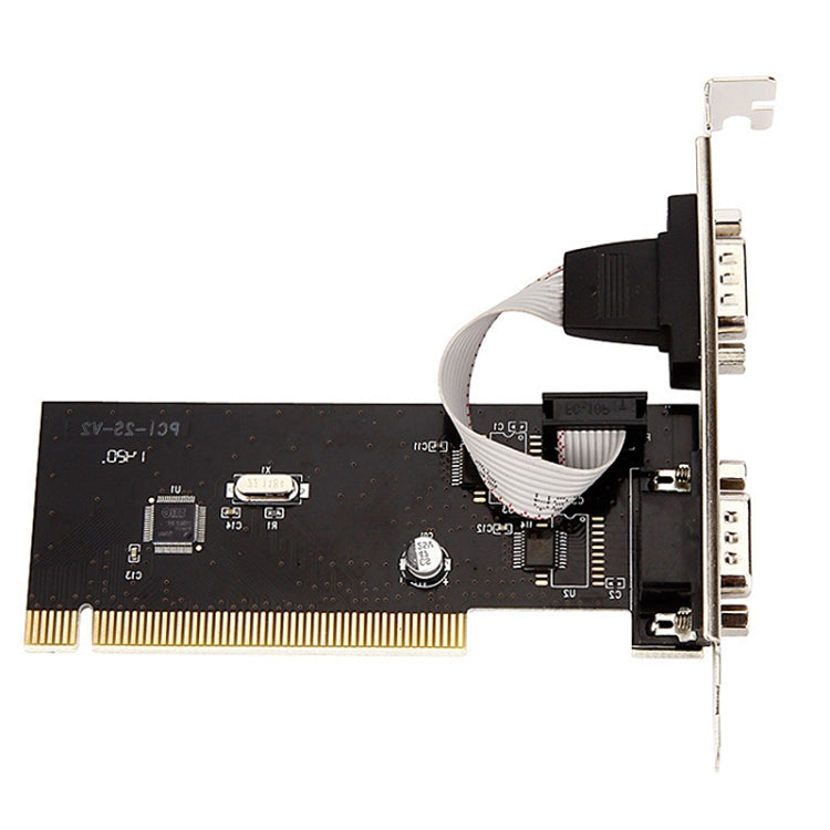 Puerto serie RS232 TX382B Adaptador de tarjeta elevadora Com de 2 puertos Pci a 9 pines con número de seguimiento