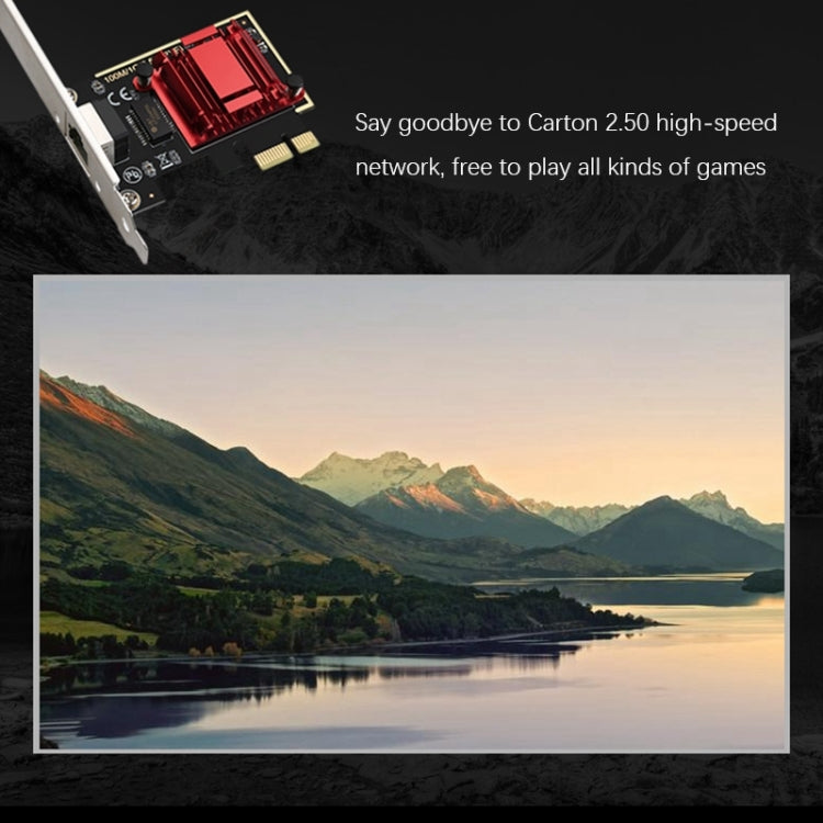Tarjeta de red para juegos de computadora Gigabit 2.5G