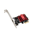 Tarjeta de red PCIe sin disco Gigabit, adaptador de red de conexión estable de alta velocidad