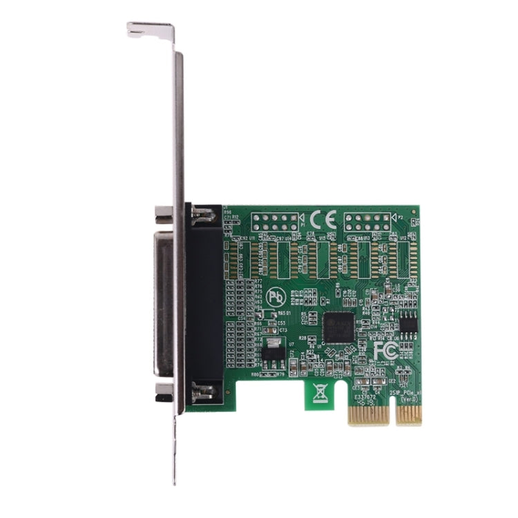Puerto paralelo DB25 25pin PCIE Riser Card Printer LPT a PCI-E Express Cards AX99100 Adaptador convertidor