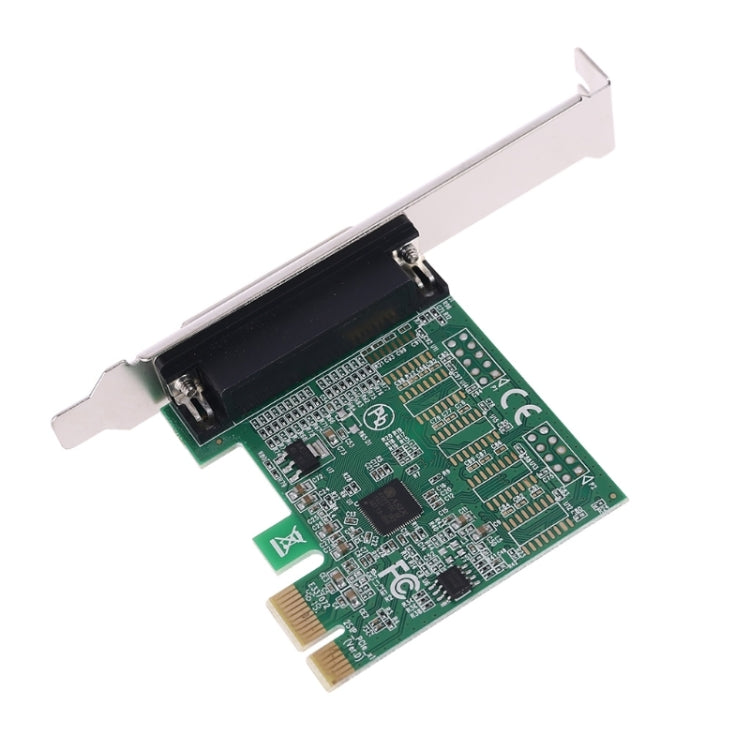Puerto paralelo DB25 25pin PCIE Riser Card Printer LPT a PCI-E Express Cards AX99100 Adaptador convertidor