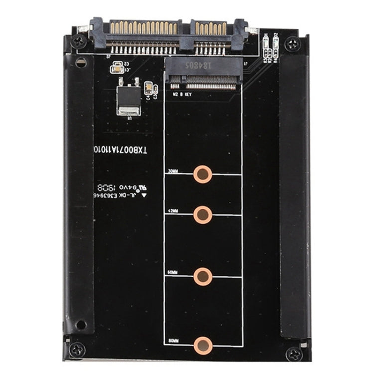Tarjeta de expansión M.2 a SATA3.0 Adaptador de 22 pines Tarjeta de conversión de interfaz SSD de 2,5 pulgadas