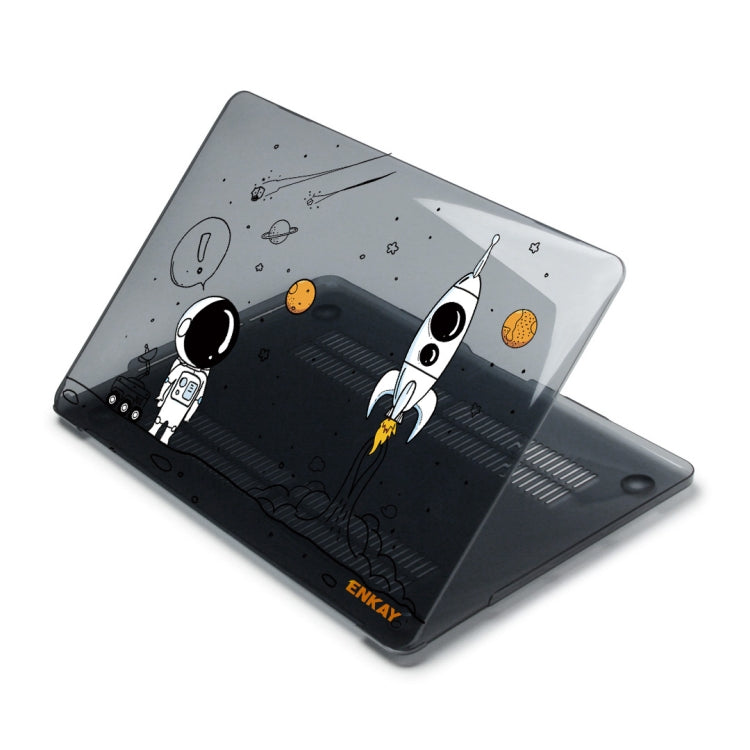 ENKAY Spaceman Pattern Laotop - Funda protectora de cristal para MacBook Pro de 14,2 pulgadas A2442 (2021), For MacBook Pro 14.2 inch A2442 2021/A2779 2023, For MacBook Pro 14.2 inch A2442 2021/A2779 2023/14 inch A3434 2025 (M5)