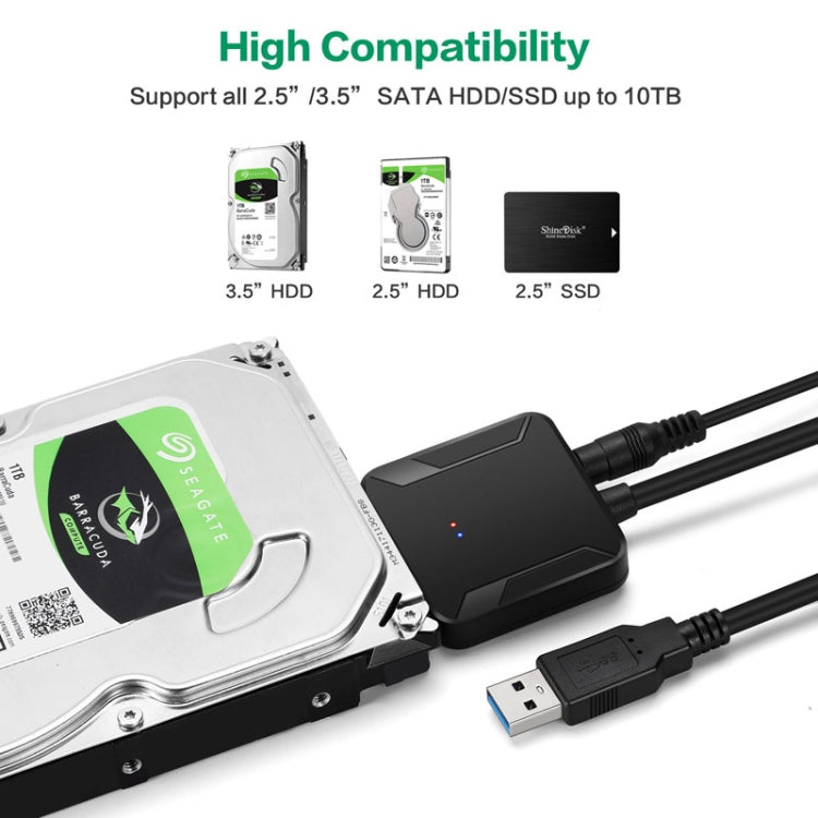 Cable adaptador de conversión USB 3.0 a SATA 3, USB 3.0 to SATA 3