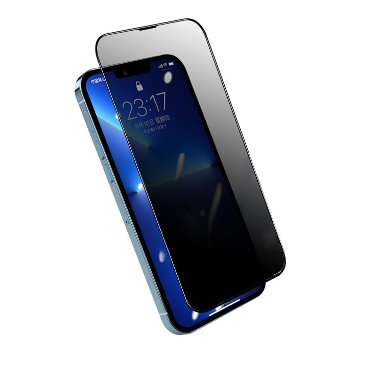 Película de vidrio templado antimiradas ENKAY Quick Stick, For iPhone 13 mini, For iPhone 13 / 13 Pro, For iPhone 13 Pro Max