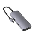 Adaptador de concentrador UC910 6 en 1 tipo C a HD+PD3.0+RJ45+USB3.0+USB2.0 x 2