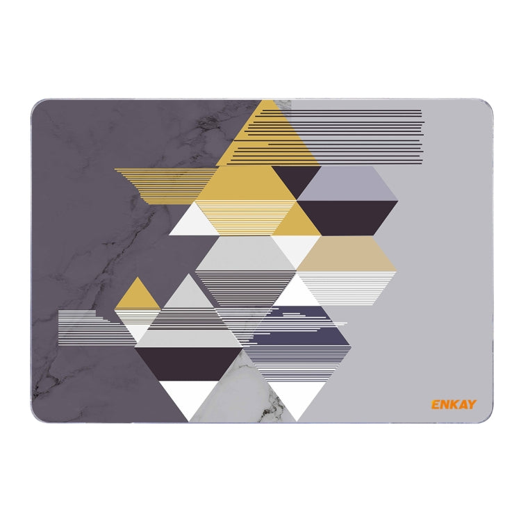 ENKAY Hat-Prince Geometry Pattern Laotop - Funda protectora de cristal para MacBook Pro de 14,2 pulgadas A2442 2021, For MacBook Pro 14.2 inch A2442 2021/A2779 2023/14 inch A3434 2025 (M5), For MacBook Pro 14.2 inch A2442 2021/A2779 2023