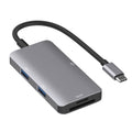Adaptador HUB de lectura de datos 5 en 1 con tarjeta SD / TF / CF, puertos USB 3.0 duales, Dual USB3.0+SD / TF / CF Card