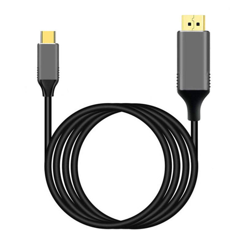 Cable USB-C / Type-C a DisplayPort 4K 60 HZ, longitud del cable: 1,8 m