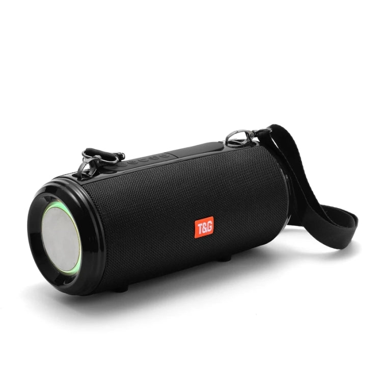 T&G TG537 RGB Light Altavoz Bluetooth impermeable portátil compatible con tarjeta FM / TF