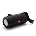 T&G TG537 RGB Light Altavoz Bluetooth impermeable portátil compatible con tarjeta FM / TF