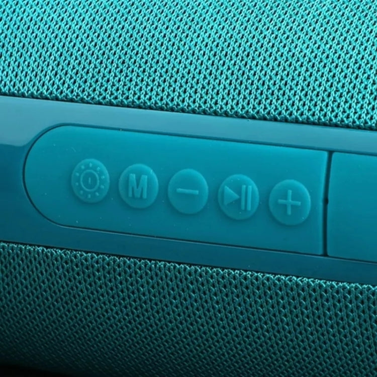 T&G TG537 RGB Light Altavoz Bluetooth impermeable portátil compatible con tarjeta FM / TF