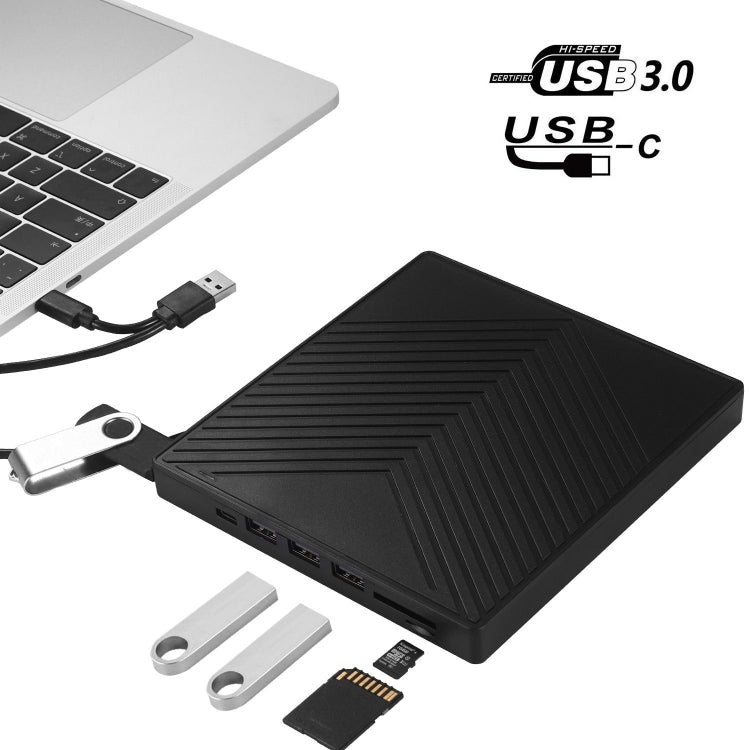 Grabador de CD y DVD 6 en 1 Unidad óptica externa USB 3.0