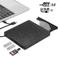 Unidad de DVD externa multifuncional USB3.0 CD DVD +/-RW Grabadora con ranura SD