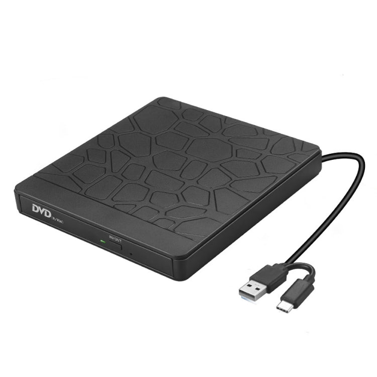 Unidad de DVD externa multifuncional USB3.0 CD DVD +/-RW Grabadora con ranura SD