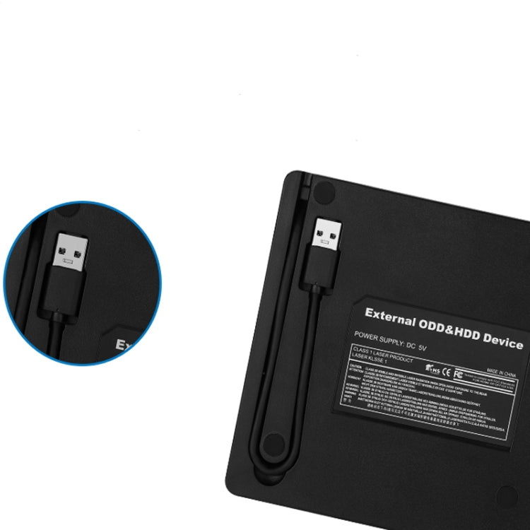 Unidad de DVD externa USB 3.0 Unidad de CD/DVD+/-RW/Reproductor de DVD Grabadora de CD ROM