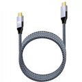 Cable de carga rápida tipo C a tipo C de 2 m, 100 W, 4 K, 60 Hz
