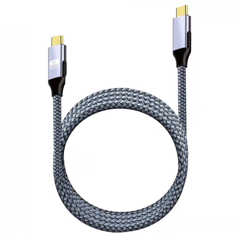 Cable de carga rápida tipo C a tipo C de 2 m, 100 W, 4 K, 60 Hz