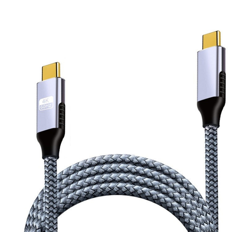 Cable de carga rápida tipo C a tipo C de 2 m, 100 W, 4 K, 60 Hz